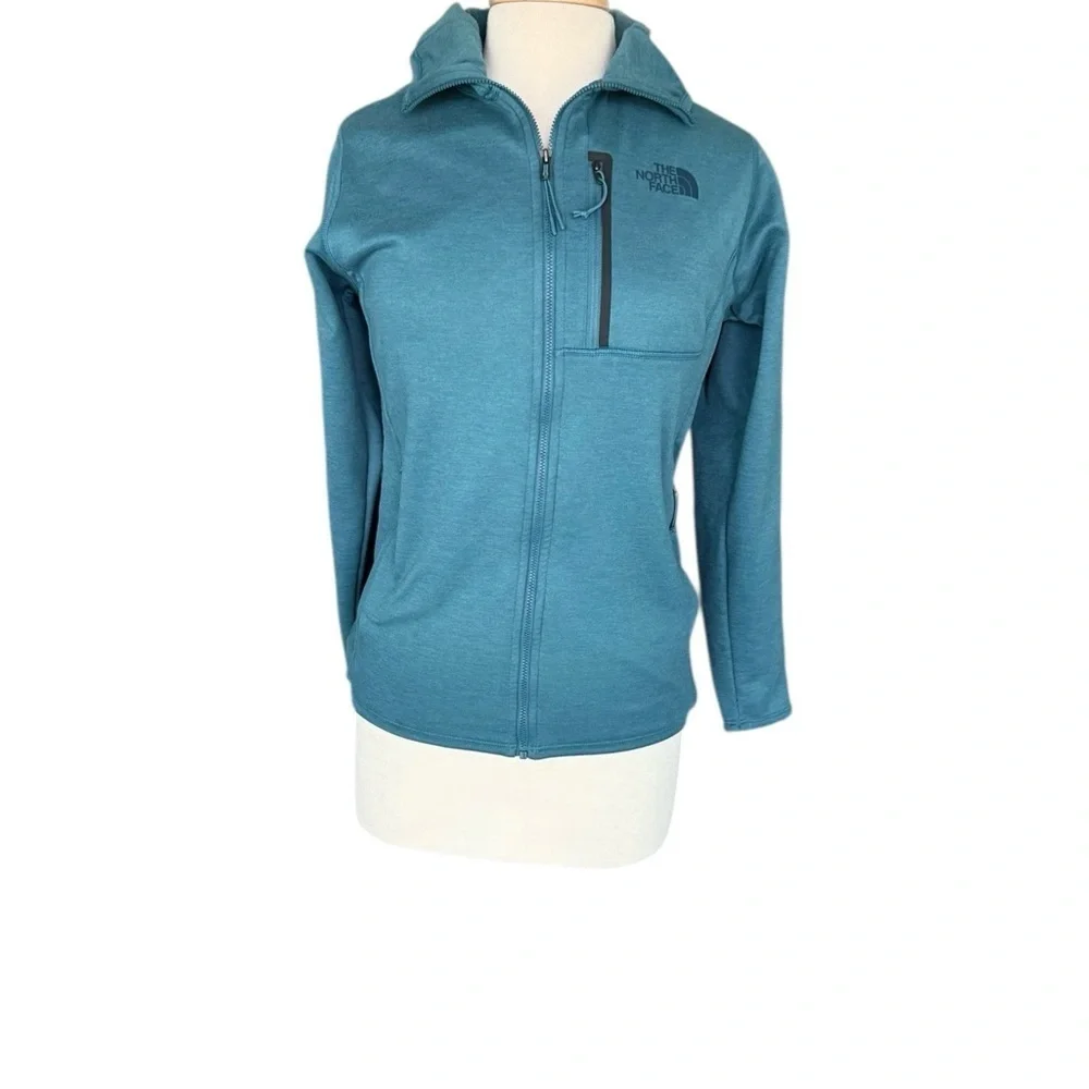 NEW THE NORTH FACE Men's Canyonlands Full Zip Jacket Mallard Blue Heather Small